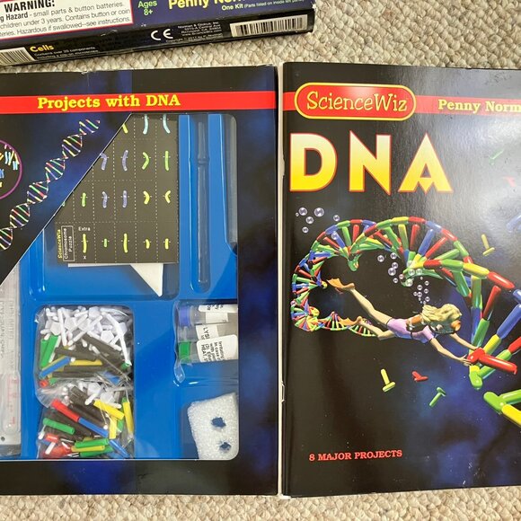 4 ScienceWiz boxes Chemistry Light DNA Cells Biology Home Science Experiment - Picture 2 of 10